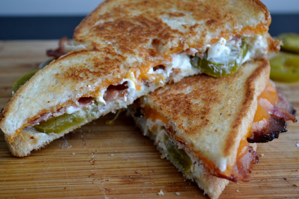 Jalapeno Popper Grilled Cheese Sandwich