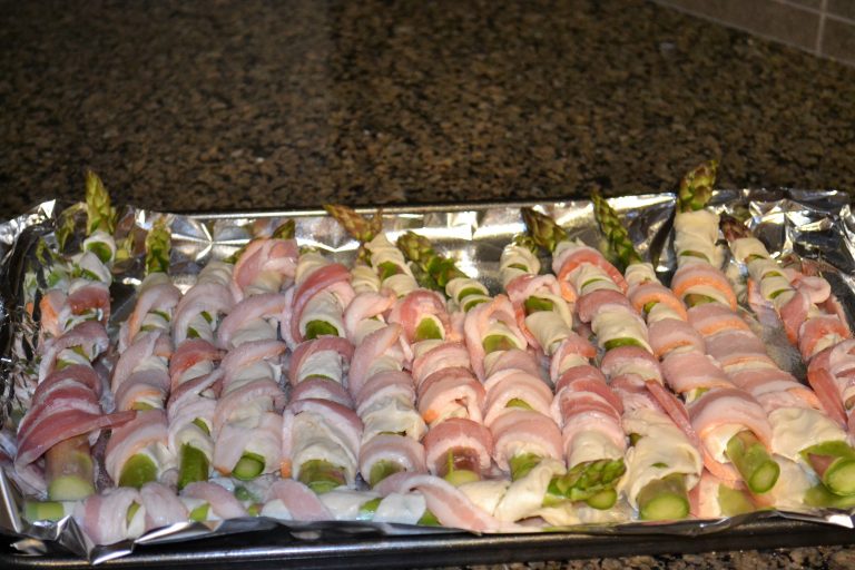 The Cheap Chef Bacon & Puff Pastry Wrapped Asparagus