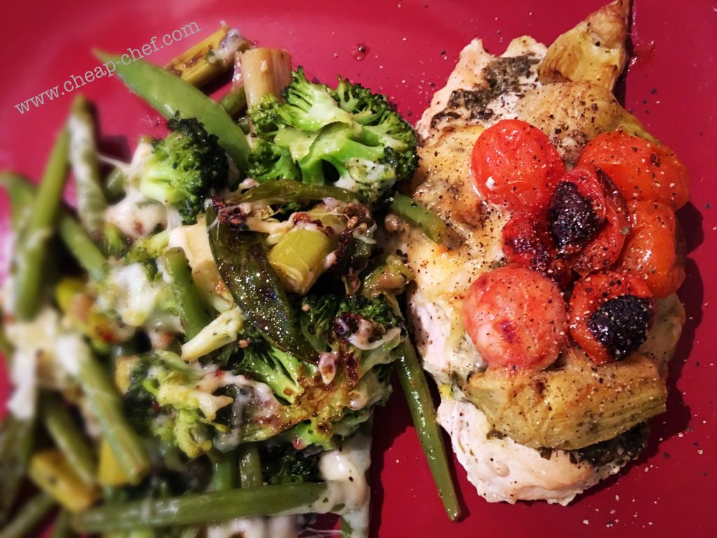 Chicken with Pesto and Artichokes